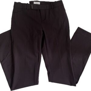 Calvin Klein body fit coupe adjuster Dark Eggplant Purple Dress Pants NWT 0x32
